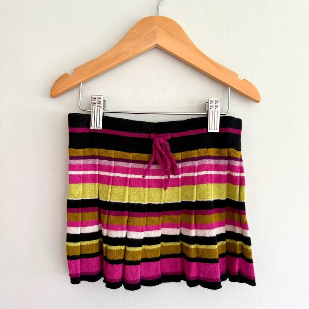 🔮MISSONI x Target Girls Stripes Knit Cardigan Skirt Set Size S - Picture 4 of 7